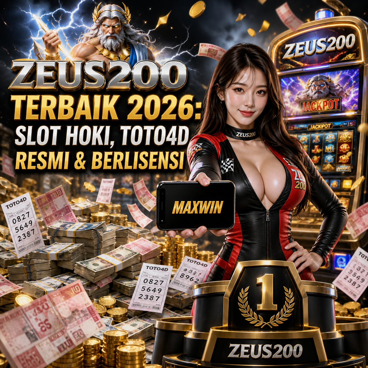 ZEUS200 Terbaik 2026: Slot Hoki, Toto4D Resmi & Berlisensi