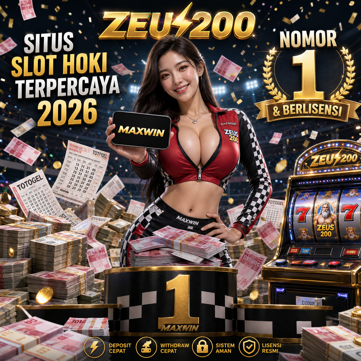 ZEUS200 Situs Slot Hoki Terpercaya 2026, Nomor 1 & Berlisensi